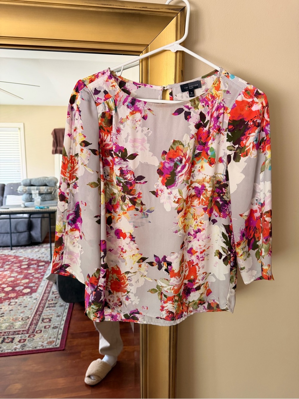 The Limited floral blouse